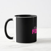 L'avenir est Female 11 oz Combo Mug (Gauche)