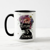 L'avenir est femelle - tasse de café (Gauche)