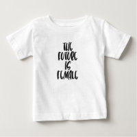L'avenir est le t-shirt pour bébé féminin