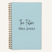 L'avenir Mme Carnet de planification personnalisée (Recto)