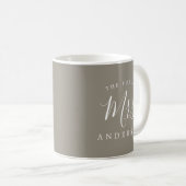 L'avenir Mme Gray Fiançailles Gift Coffee Mug (Devant droit)