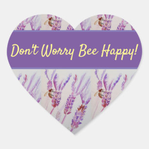 Lavens Vloeiende Vloer Zich geen zorgen baren Paar Hart Sticker