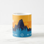 L'Aventure Appelle Dehors Et Explore Mug (Centre)