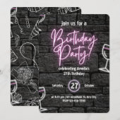 L'aventure attend : carte d'anniversaire sur le th (Devant / Derrière)