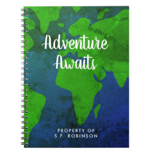 L'aventure attend le carnet fait sur commande de