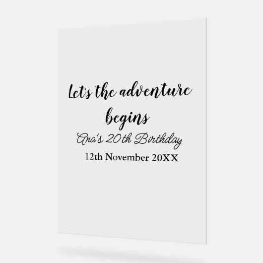 l'aventure commence 20e anniversaire ajouter nom d (Angle)