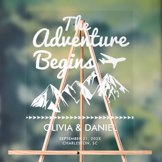 L'aventure commence accueil Mariage (Neutre)