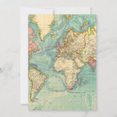 L'aventure commence Baby shower invitation Carte G (Dos)