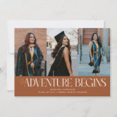L'aventure Commence Carte de Remise de Diplôme Ter (Devant)