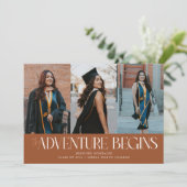 L'aventure Commence Carte de Remise de Diplôme Ter (Debout devant)