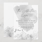 L'Aventure Commence Invitation de Remise des Diplô (Devant / Derrière)