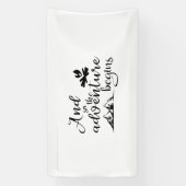 L'aventure commence la bannière (Verticale)