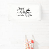 L'aventure commence la bannière (Insitu)