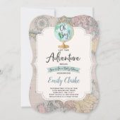 L'aventure commence la douche de carte (Devant)
