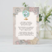 L'aventure commence la douche de voyage de carte (Debout devant)