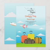 L'aventure commence les invitations de la fête de (Devant / Derrière)