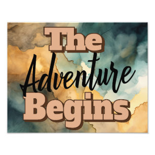 L'aventure commence l'impression photo