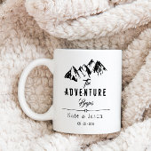 L'aventure commence | Mug Mariage rustique