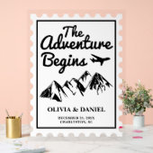 L'aventure commence Postage Timbre Mariage Bienven (Mariage)