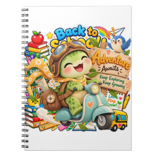 L'aventure de la tortue attend le cahier de scoote