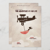 L'aventure de notre faire-part de mariage de la (Devant / Derrière)