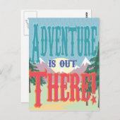 L'aventure est là ! Carte postale (Devant / Derrière)