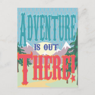 L'aventure est là ! Carte postale