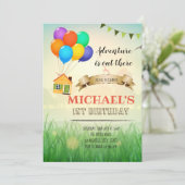 L'aventure est une invitation à la fête (Debout devant)