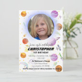 L'aventure spatiale Invitation d'anniversaire (Debout devant)