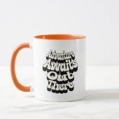 L'aventure vous attend – Mug citation de voyage (Gauche)