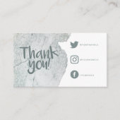 Laver aquarelle merci Liens sociaux insérer carte (Devant)