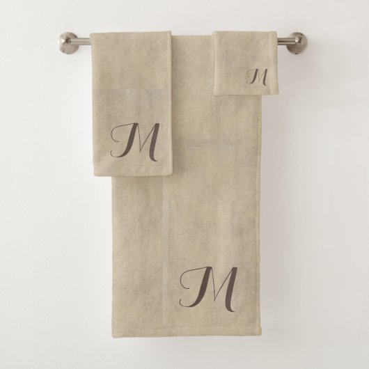 Laver de chaux beige luxueux Monogramme (En situation)