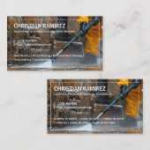 Laver la pression Carte de visite bilingue espagno (Devant / Derrière)