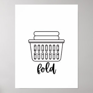 Laver les affiches répétées de pli sec