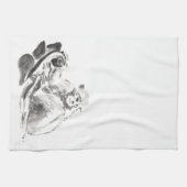 Laver Peinture Singe Année Zodiac Serviette de cui (Horizontal)