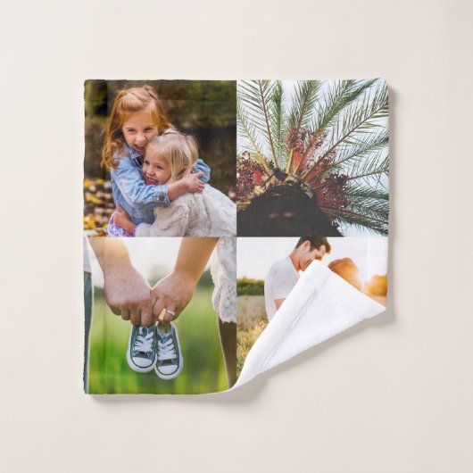 Laver tissu 4 Modèle photo (Gant de toilette)