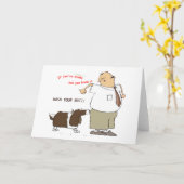 Laver votre carte de voeux Butt (Fleur jaune)