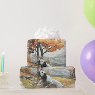 "Laverack" De Engelse Setter jacht Cadeaupapier