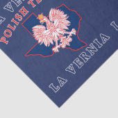 LaVernia Poland Texan Tissuepapier (Detail)