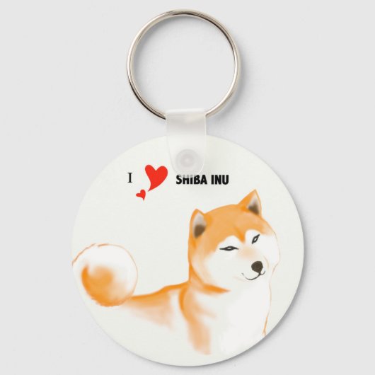 Lavero Shiba inu Sleutelhanger (Voorkant)