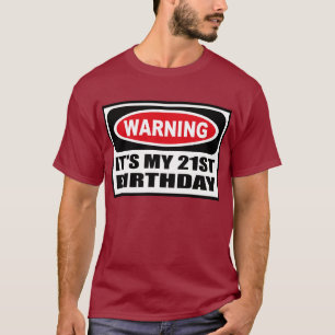 L'avertissement de LUI est le T-shirt foncé des