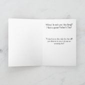 L'avertissement n'ouvrent pas des cartes de voeux (Intérieur)