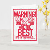 L'avertissement n'ouvrent pas des cartes de voeux (Fleur jaune)