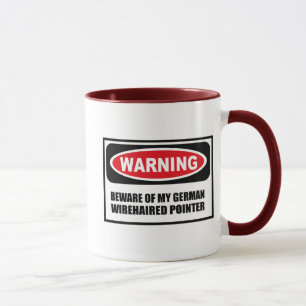 L'avertissement PRENNENT GARDE de MA tasse À POILS