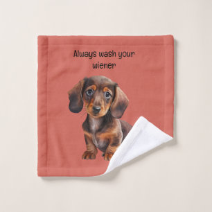 Laveuse de chien Wiener