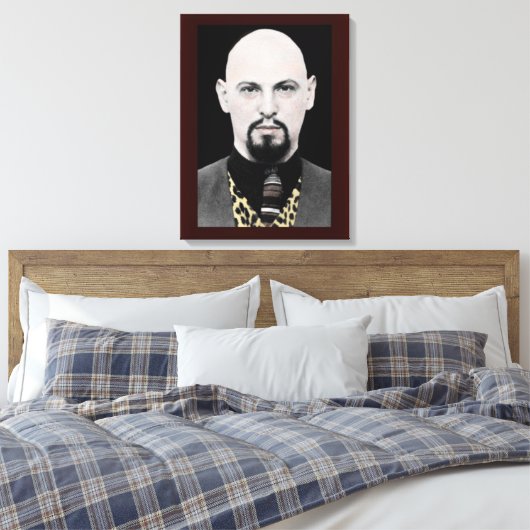LaVey stretched canvas kunst (Insitu (Slaapkamer))