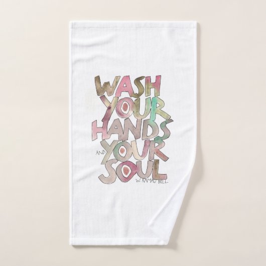 Lavez vos mains et votre serviette de bain (Serviette à main)