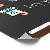 Lavez vos mains Poster pour enfants (Coin)