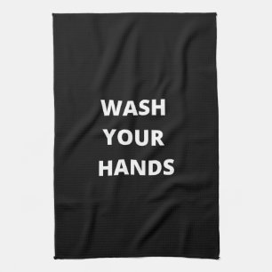 Lavez Vos Mains Serviette De Cuisine