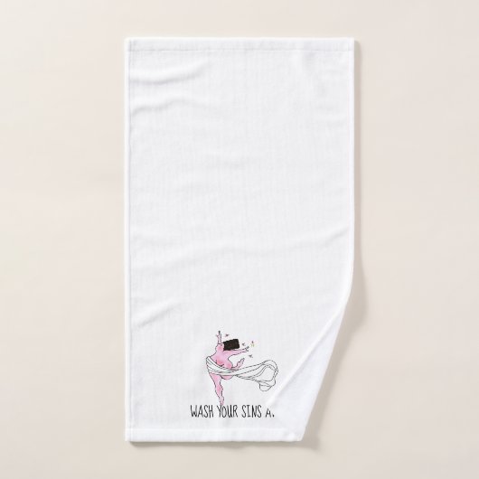 "Lavez vos péchés" Diva Serviette de bain (Serviette à main)
